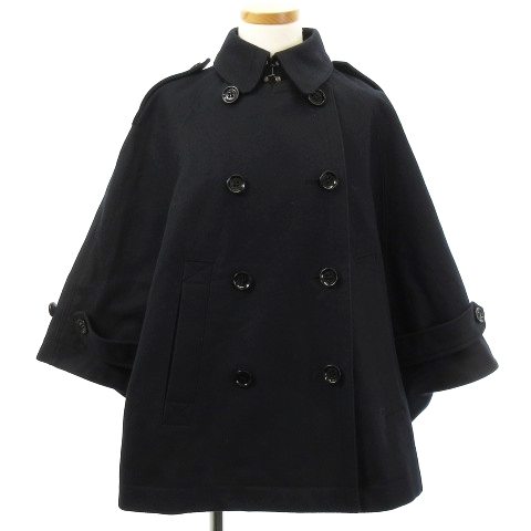 バーバリーブリット BURBERRY BRIT ケープ ポンチョ ショート コート 