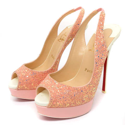 クリスチャンルブタン Christian louboutin グリッター パンプス 