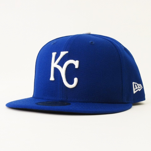 ニューエラ NEW ERA 美品 59FIFTY MLB KC カンザスシティ