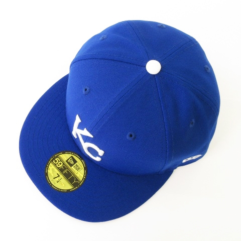 ニューエラ NEW ERA 美品 59FIFTY MLB KC カンザスシティ