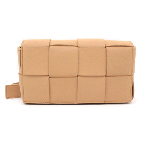 ボッテガヴェネタ BOTTEGA VENETA 美品 カセット ベルトバッグ 