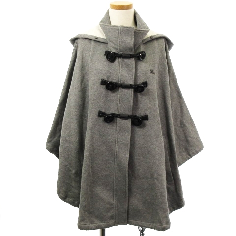 Burberry Blue Label バーバリーブルーレーベルグレーポンチョ