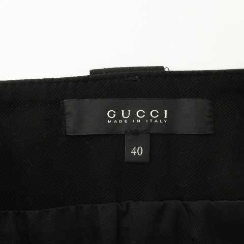 GUCCI綿スカート金ボタン