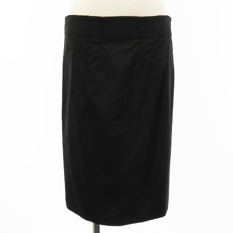 グッチ GUCCI 良品 スカート ひざ丈 ストレート ストレッチ ウール  