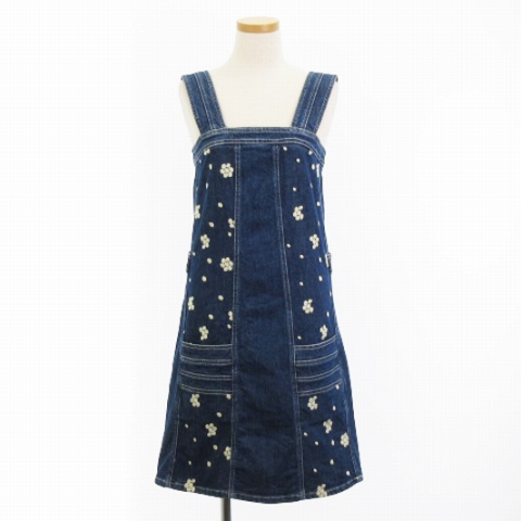 シーバイクロエ SEE BY CHLOE デニム ジャンパースカート ワンピース  