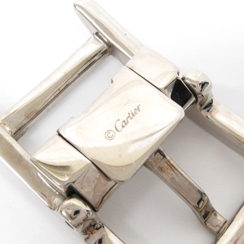 カルティエ Cartier タンク バックル のみ ベルト用 シルバーカラー