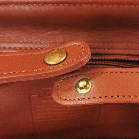 コーチ COACH 4134 オールド レザー リュック デイパック フラップ 茶  