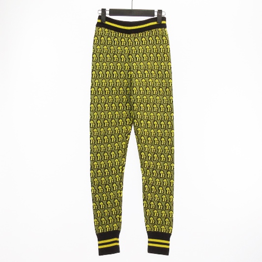 グッチ GUCCI 良品 17AW ニット レギンス ジョガー パンツ イージー 