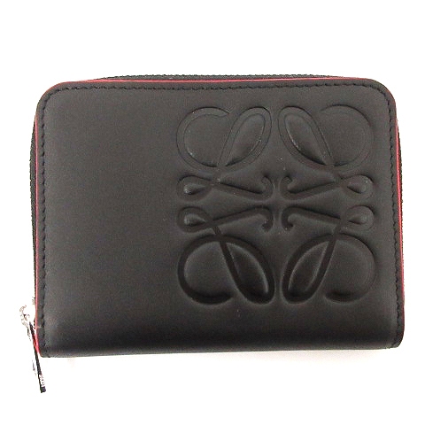 未使用品 ロエベ LOEWE アナグラム コインケース 財布 スモール