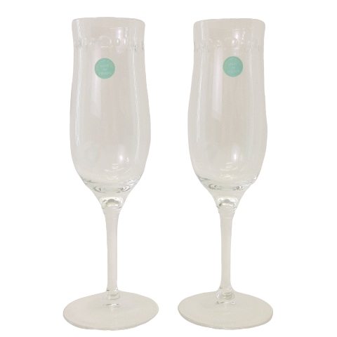 未使用品 ティファニー TIFFANY & CO. 新品同様 シャンパングラス  