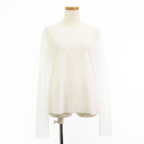 グッチ GUCCI 美品 カットソー 長袖 チュール シアー シースルー  