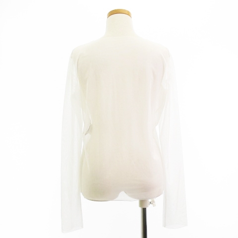 グッチ GUCCI 美品 カットソー 長袖 チュール シアー シースルー  