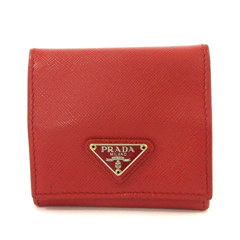 プラダ PRADA コインケース ボックス型 小銭入れ 財布 サフィアーノ  