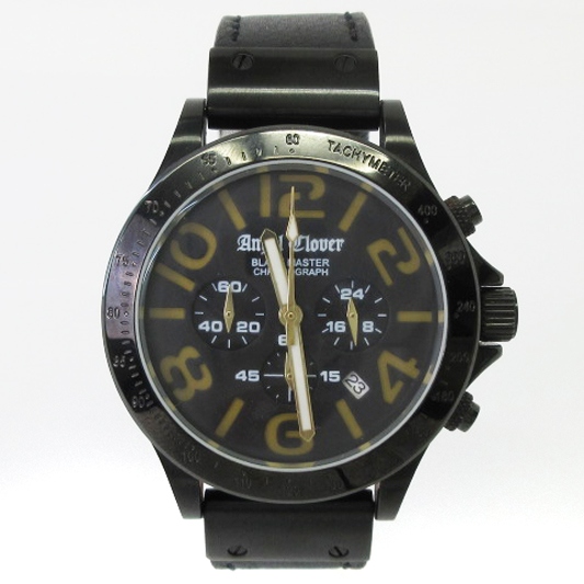 エンジェルクローバー ブラックマスター クロノグラフ腕時計 BM41BGD-BK #193 エンジェルクローバー ブラックマスター クロノグラフ