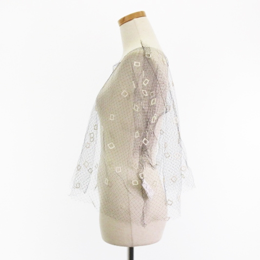 ジュリアン デイヴィッド Julien David 良品 チュール ブラウス 