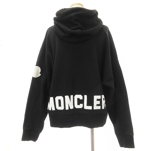 新品☆MONCLER Hoodie Sweater パーカー L 黒色 女性用 新品☆MONCLER Hoodie Sweater パーカー L 黒色 女性用 【公式通販】