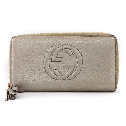 グッチ GUCCI ソーホー インターロッキング ラウンドファスナー 長財布 