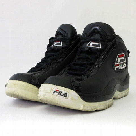 Fila メンズ ハイスニーカー FILA バスケットボールシューズ レッド