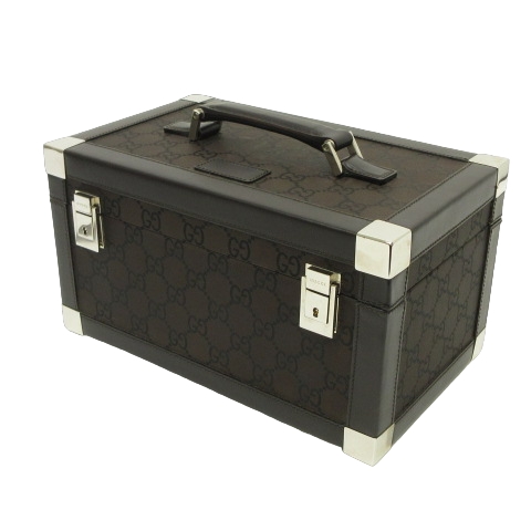 グッチ GUCCI 希少 バニティバッグ BOX メイクボックス ハンド GGロゴ 
