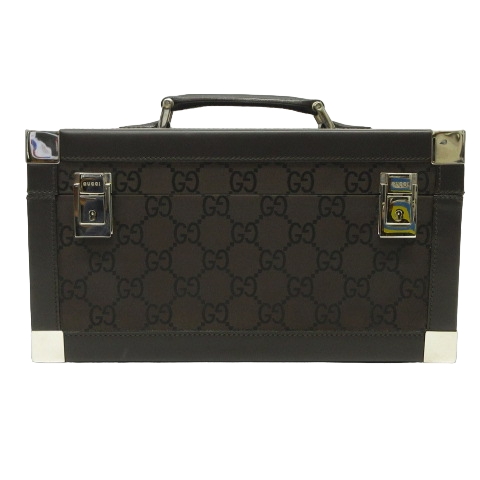 グッチ GUCCI 希少 バニティバッグ BOX メイクボックス ハンド GGロゴ 