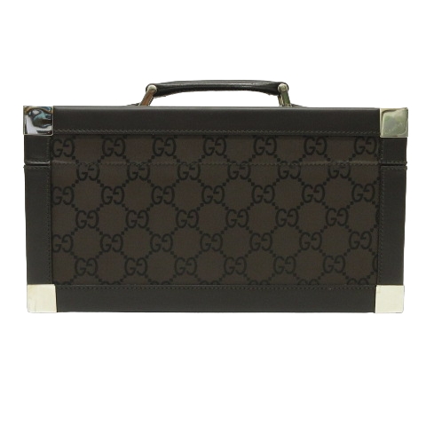 グッチ GUCCI 希少 バニティバッグ BOX メイクボックス ハンド GGロゴ 