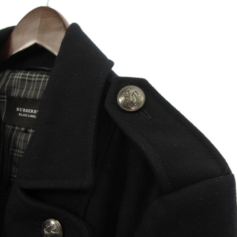 バーバリーブラックレーベル BURBERRY BLACK LABEL ナポレオンPコート 