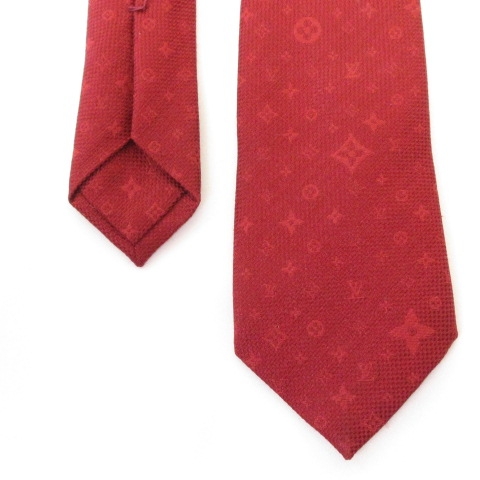 ルイヴィトン LOUIS VUITTON 美品 モノグラム シルク ネクタイ