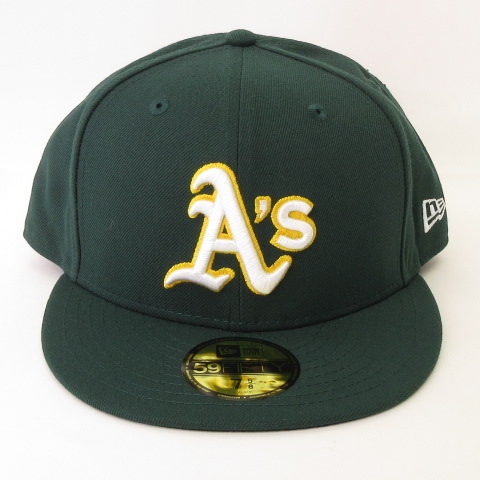 ニューエラ NEW ERA 美品 59FIFTY MLB オークランド