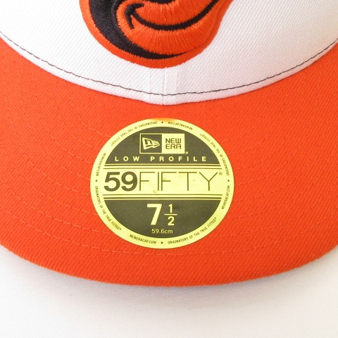 ニューエラ NEW ERA 美品 59FIFTY LOW PROFILE MLB ボルティモア