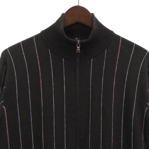 ポールスミス PAUL SMITH 美品 ニット ジップアップ セーター 