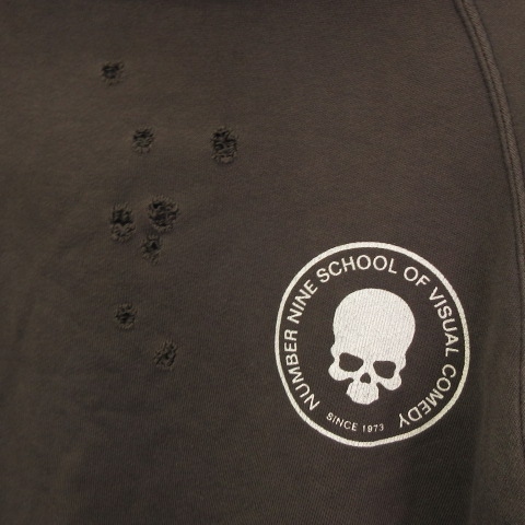 ナンバーナイン NUMBER (N)INE 01SS タイム期 スカルプリント ドクロ柄  