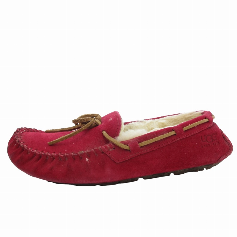 UGG ダコタモカシン シューズ レッド 24 アグ オーストラリア UGG australia DAKOTA ダコタ モカシン