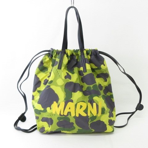バッグ MARNI Camo Print Bag マルニ MARNI 美品 Camo Print Shoulder Bag 2WAY カモフラージュ