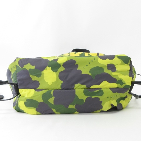 マルニ MARNI 美品 Camo Print Shoulder Bag 2WAY カモフラージュ