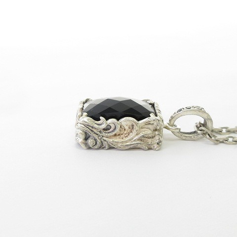 TJK silver925 オニキス　バングル　希少 シルバー925 オニキスバングル メンズ 腕輪 一粒 シルバー