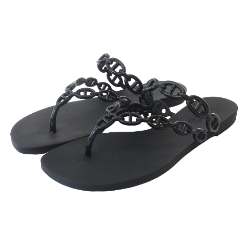 未使用品 エルメス HERMES 24SS アイランド フラットサンダル ビーチ