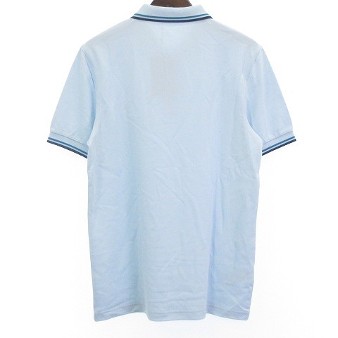 極美品 FRED PERRY 水色 ポロシャツ M3600 L 半袖 未使用品 フレッドペリー FRED PERRY タグ付き M3600 ポロシャツ