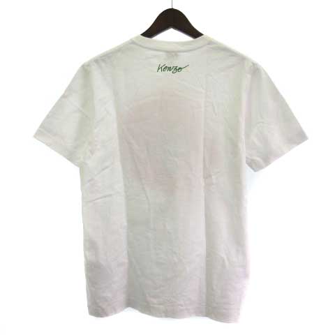 専用　　KENZO フラワーロゴ Tシャツ ホワイト ALOHA FLOWER TATTOO プリント クルーネック ケンゾー Tシャツ