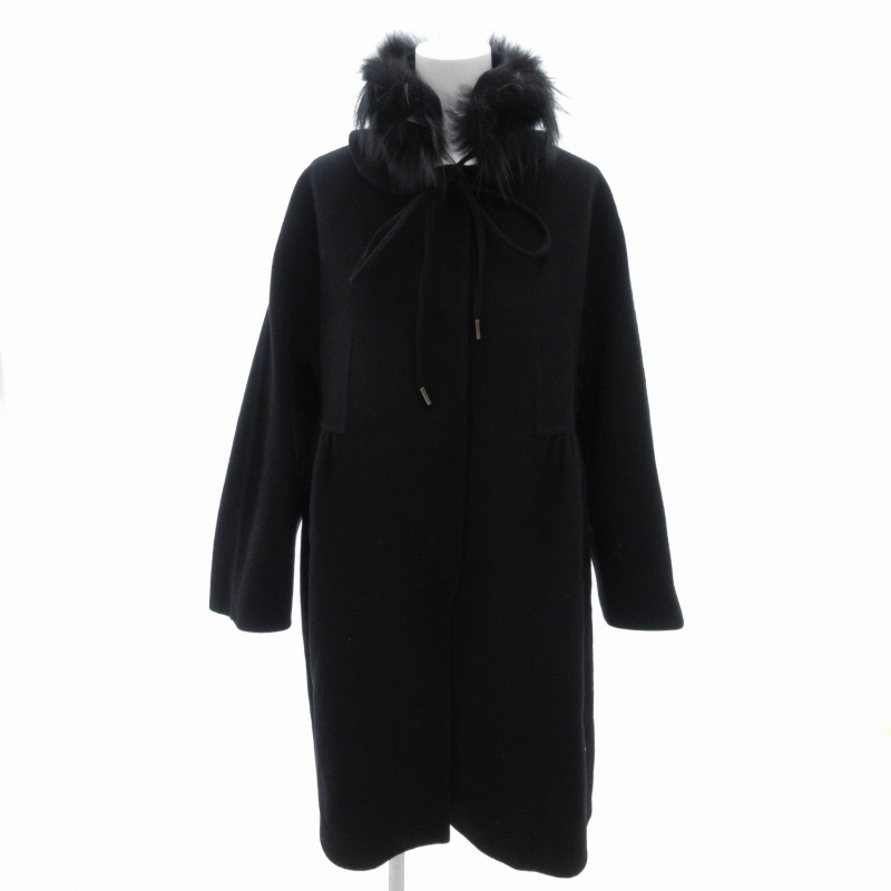 訳あり　ERMANNO SCERVINO 黒ジャッケットコート 訳あり ERMANNO SCERVINO 黒ジャッケットコート 訳ありERMANNO