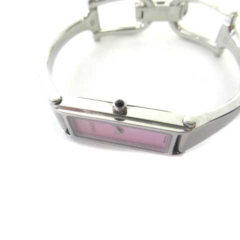 GUCCI 1500L GG柄 シェル ピンク ダイヤ 楽天市場】GUCCI グッチ 1500L バングルウォッチ ピンクシェル