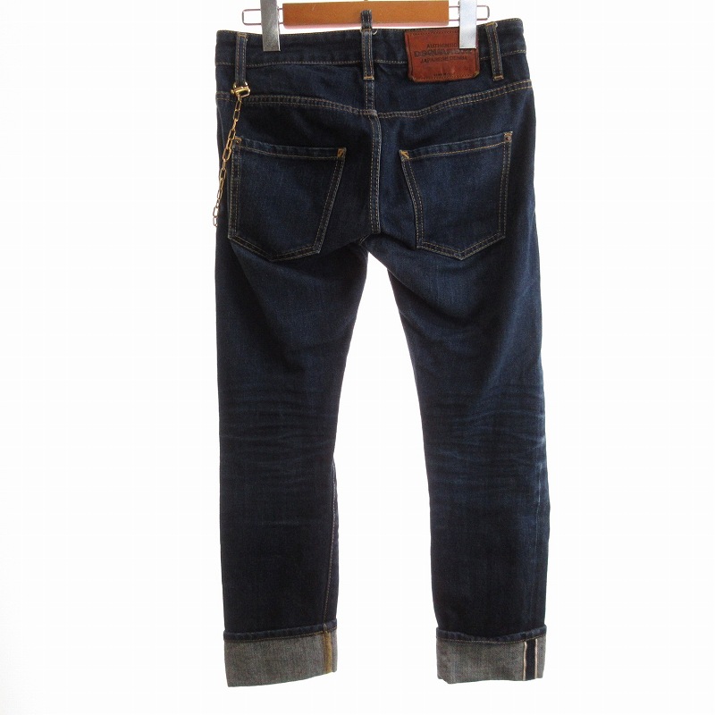 ディースクエアード DSQUARED2 ロールアップデーパードデニム パンツ 
