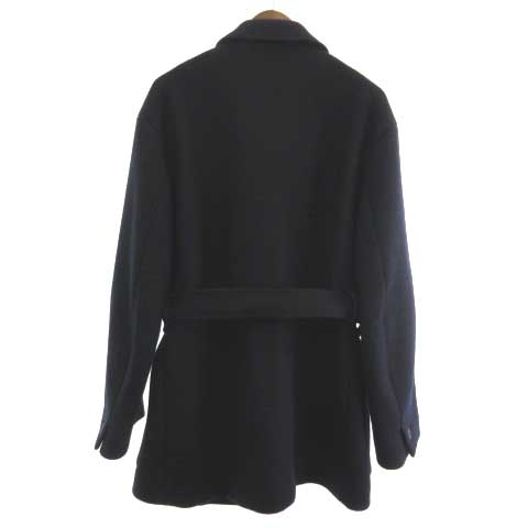 未使用品 ウル URU タグ付き 23FWM01 BELTED JACKET D.NAVY ベルテッド 