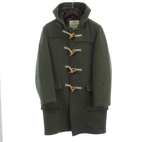 グローバーオール Gloverall 美品 ダッフルコート 英国製 裏地チェック