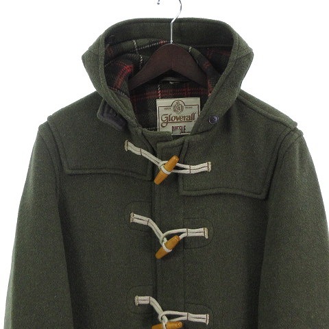 グローバーオール Gloverall 美品 ダッフルコート 英国製 裏地チェック