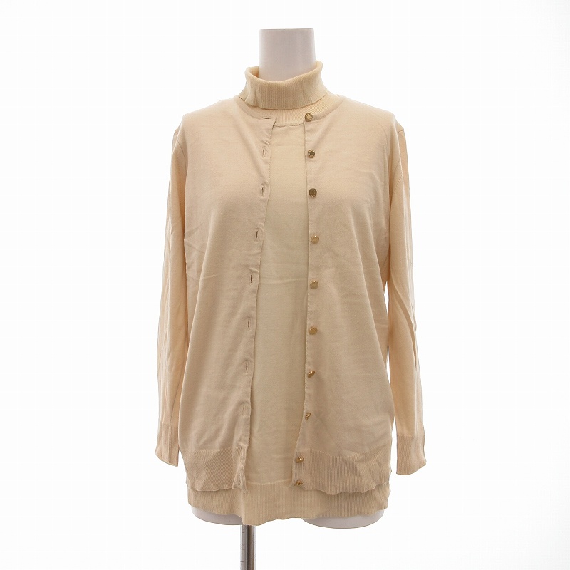 未使用品 Deuxieme class FF30 クルーネック アンサンブル Deuxieme