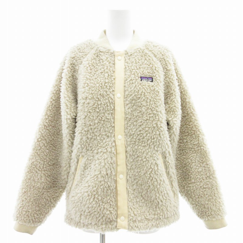 パタゴニア Patagonia ボアジャケット ブルゾン スナップボタン ロゴ