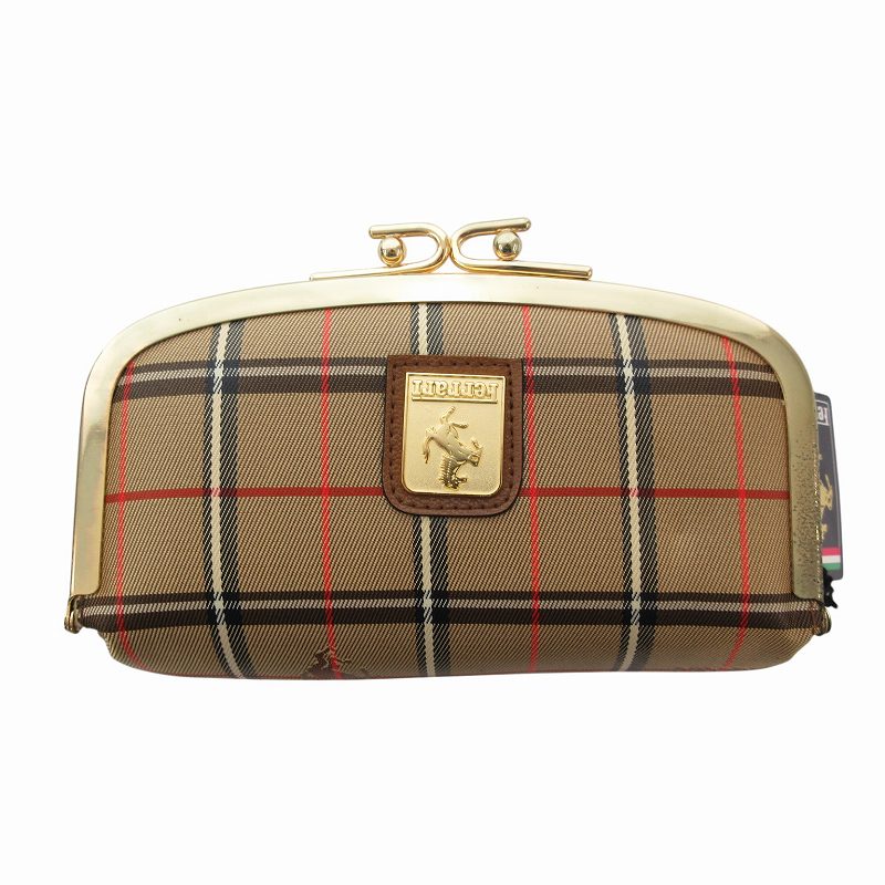 未使用品 フェラーリ Ferrari タグ付き がま口 コインケース