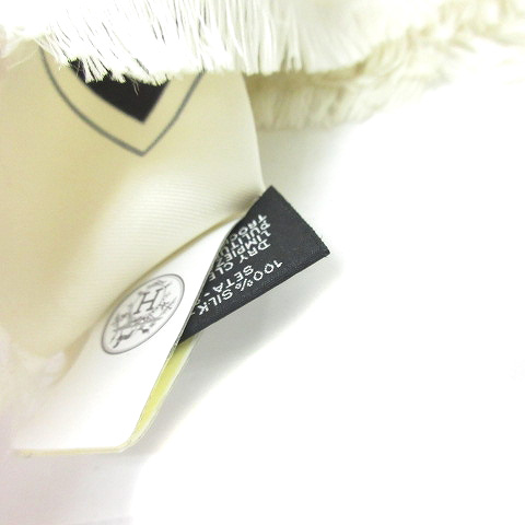 エルメス HERMES カレ80 スカーフ EX-LIBRIS フリンジ エクスリブリス