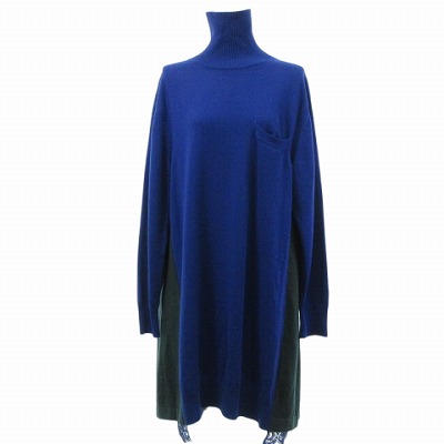 サカイ sacai 美品 17AW ニットワンピース チュニック レース