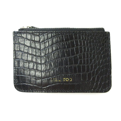 TOGA TOO レザーウォレットスモール ブラック TOGA TOO/トーガトゥー】Leather wallet small/レザーウォレット